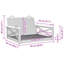 Banc en rotin 24,8 po x 24,4 po x 15,7 po Rosecliff Heights-181248085