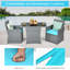 Ensemble de conversation en osier / rotin pour 2 personnes avec coussins Silburn-665555339-562582936