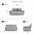 Eldene Upholstered Sectional Reversible-958040555