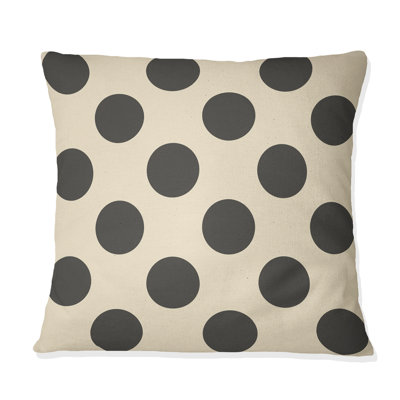 Polka Dot I - Glam Throw Pillow