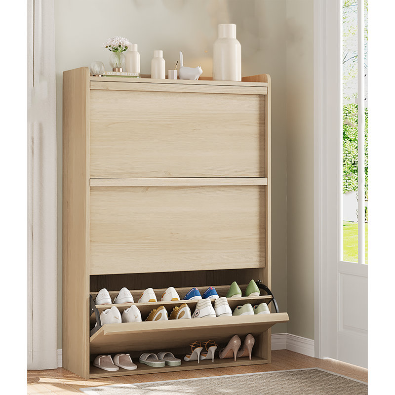 24 Pair Flip Down Shoe Storage
