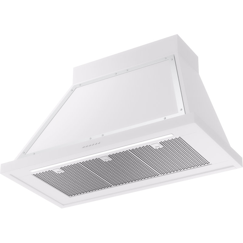 Hotte murale 40 pouces avec 600 PCM ILLES Nostalgie II Series Noblesse, Blanc/chrome
