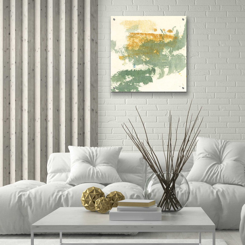 «Textured Gold II» par Chris Paschke, H 24 po x l 24 po x P 0,2 po