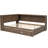 Antique Wood Color Daybed With Drawer Storage, , Led, And Trundle Option Full Size - Color, Spacious Design-849371366