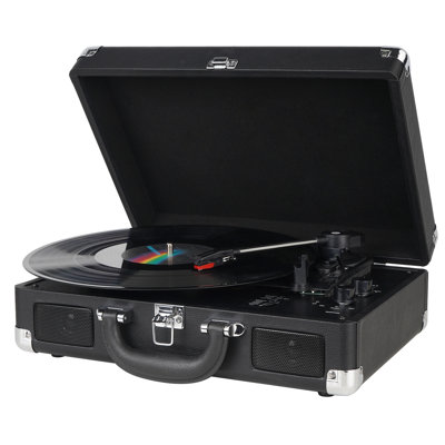 DIGITNOW Turntable Record Player 3 Speeds With Built-In Stereo Speakers