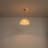 1-Light Modern Farmhouse Pendant Light with Large Linen Drum Shade, Adjustable Height 17-94", Dimmable E26 Fixture for Kitchen Island Dining Room Living Room, ETL Listed, Gold/Beige