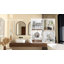 Lickman Metal Framed Wall Mounted Bathroom Mirror in Black-2027759008