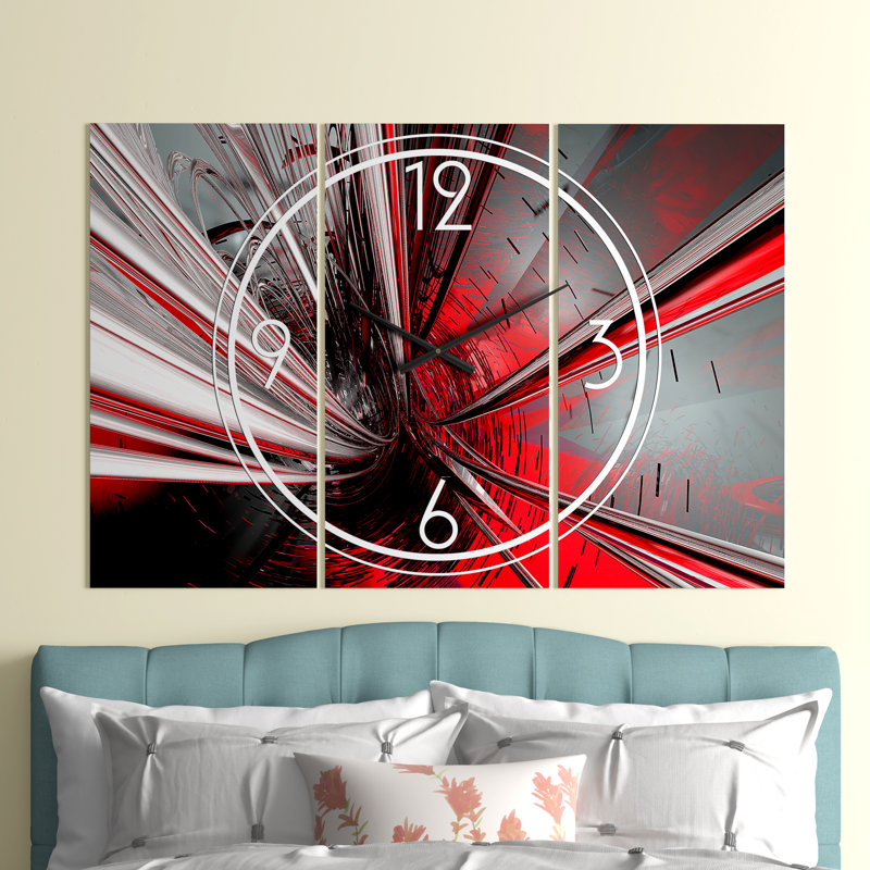 Horloge murale surdimensionnée Leoanthony