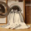Tapis abstrait moderne et contemporain lavable à la machine Ahart Thanksgiving - beige-202195617