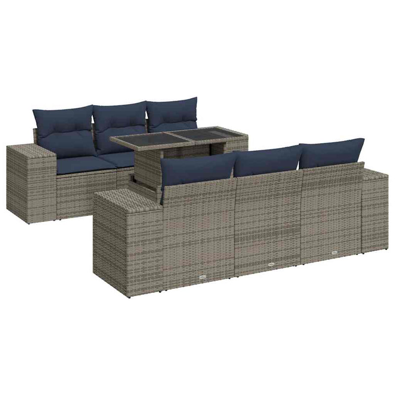55cm Wide Patio Sofa with Cushions