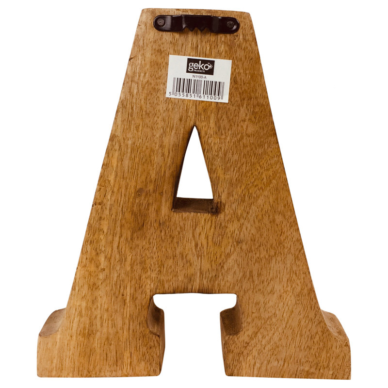 Jaliyah Text & Numbers Letter Block, A