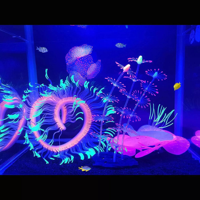4 pièces / ensemble d'aquarium décor aquarium aménagement paysager corail lumineux aquarium corail