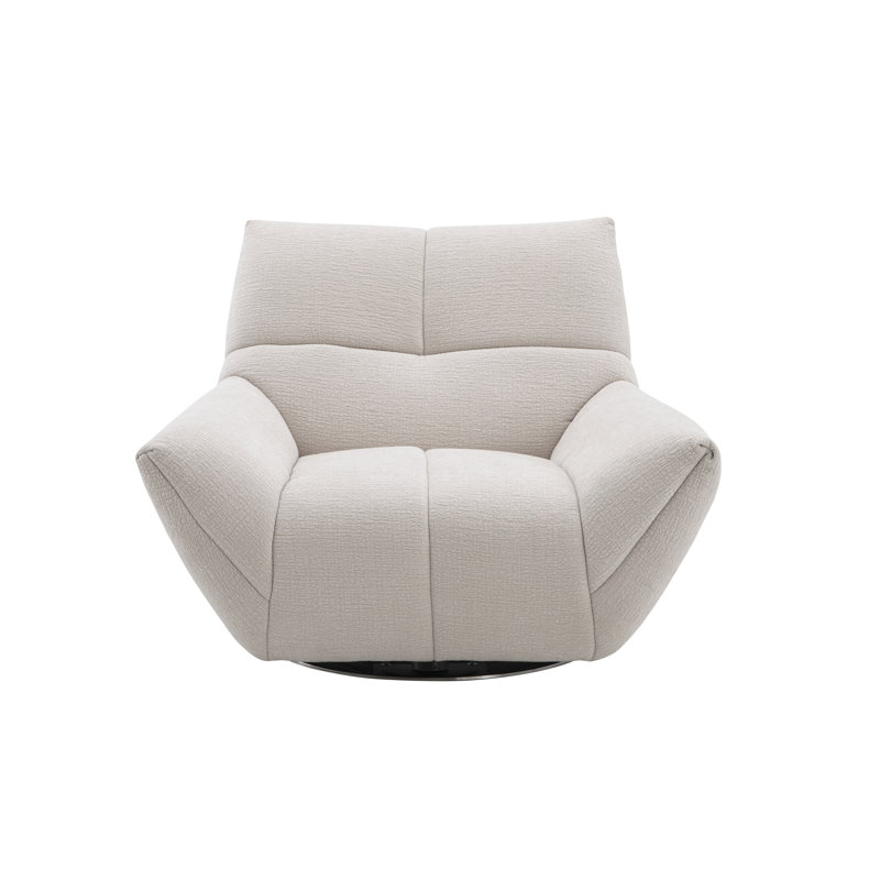 Fauteuil pivotant Atlas gris clair