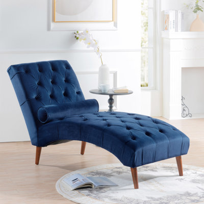 Chaise longue moderne rembourrée pour le salon