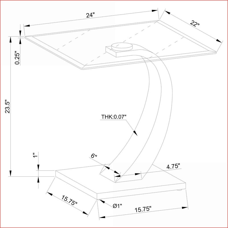 Table basse en métal argenté satiné avec plateau en verre, surface facile à nettoyer et base noire stable pour le salon