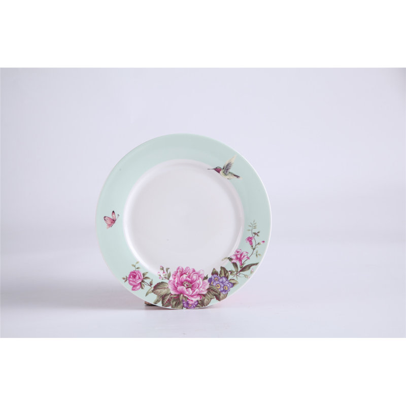Aleta 4 Piece Bone China Side Plate Set