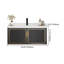 Meuble-lavabo simple avec plateau Alydar 35,8 po-1729585054