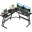 Vanesa 120cm L-Shape Computer Desk Metal Base Corner Gaming Desk Large PC Writing Table-557287269-582713149