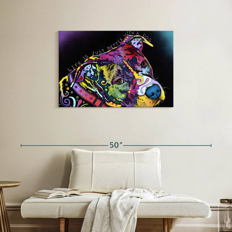 Brampt Life Is Just Better, 24" H x 36" W
