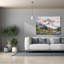 «Country Cabin» par John Zaccheo, Epic Graffiti, art mural sur toile, 54 po x 40 po
