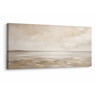 Jadie de paysage côtier beige et gris