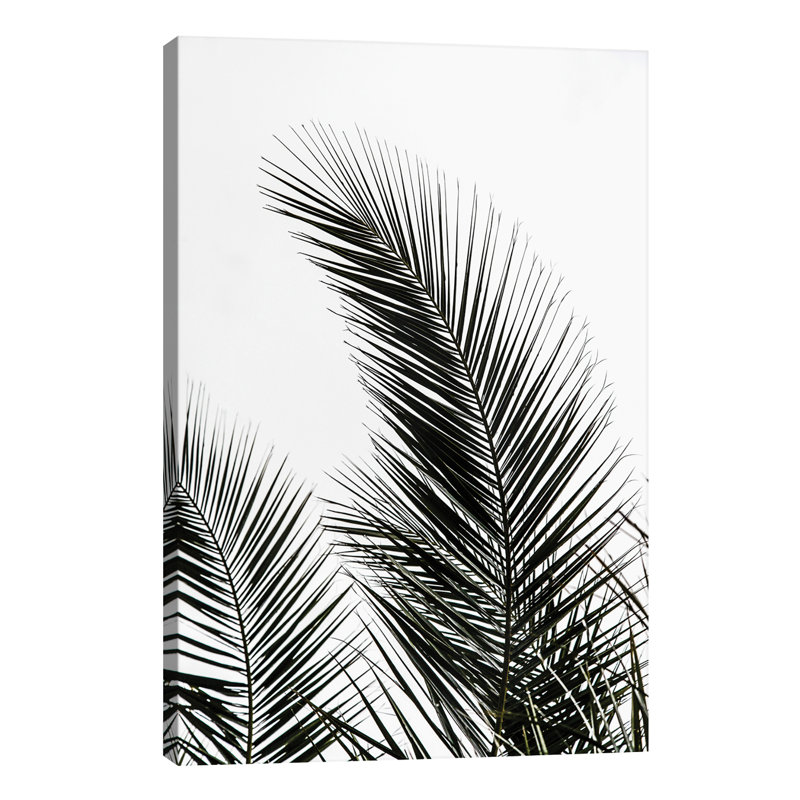 Palm Leaves I by Mareike Böhmer - Wrapped Canvas Print, 101.6 cm H x 66.04 cm W x 3.175 cm D