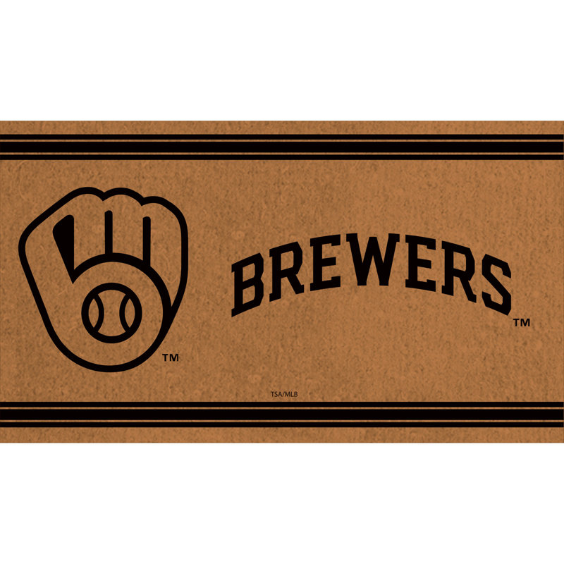 Tapis en fibre de coco Milwaukee Brewers 1C