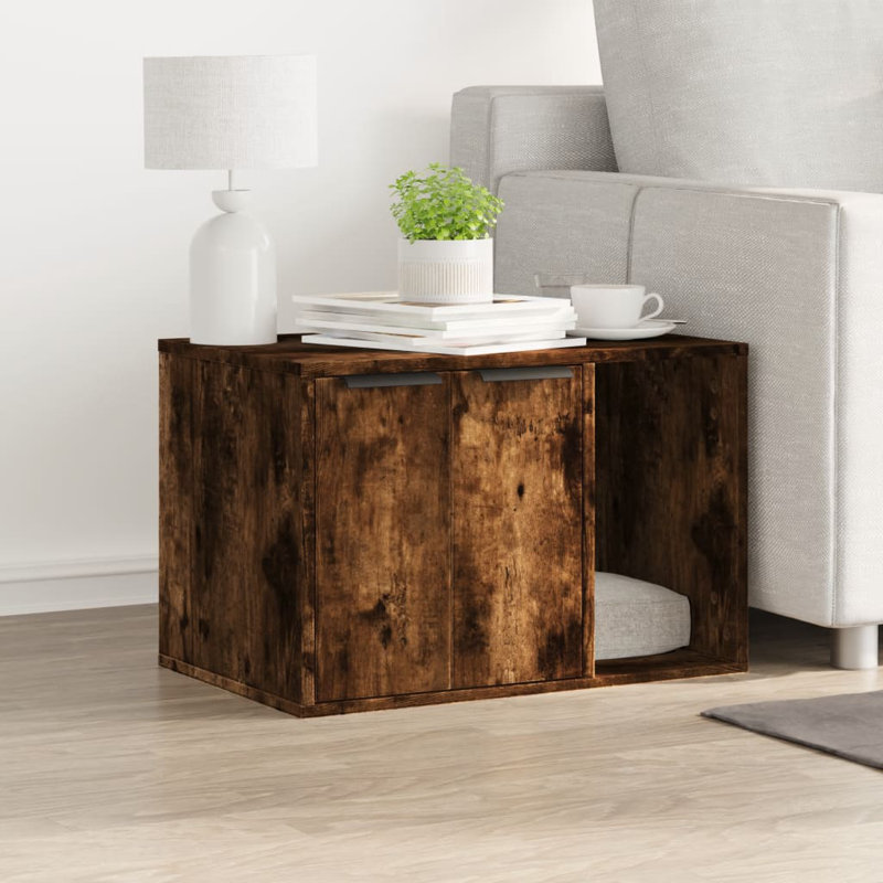 Engineered Wood Stocking Holder, Smoked Oak