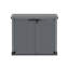 Flat Lid 4 ft. 9 in. W x 2 ft. 8 in. D Resin Overlap Flat Garage Shed