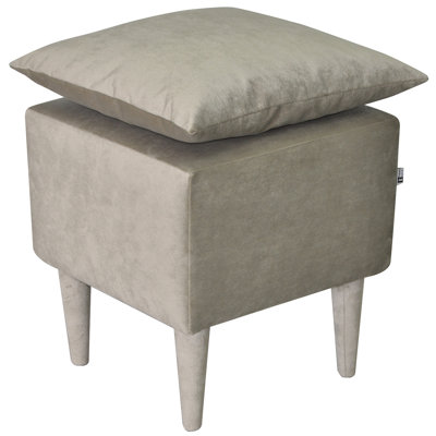 Solid + Manufactured Wood Accent Stool
