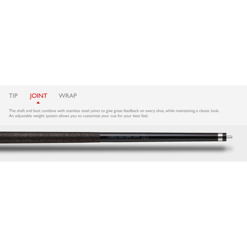 Viper 58" Blue Maple Wood Pool Cue with Linen Wrap