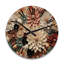 Horloge murale surdimensionnée en cactus blanc-1319148687