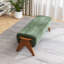 Chenille Upholstered Bench-1511173430