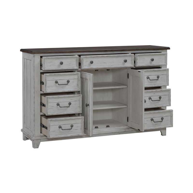 River Place 2 Door 9 Drawer Dresser