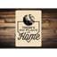 Plaque en aluminium No Place Like Home-58202509