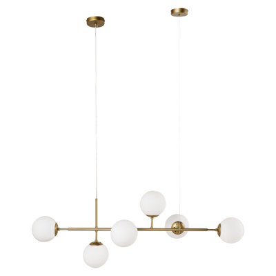 6 - Light Chrome Bulb Pendant