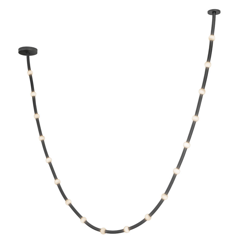 Corda 10-Ft Pendant, 17 Lights, 196.88" Wide, 76 W