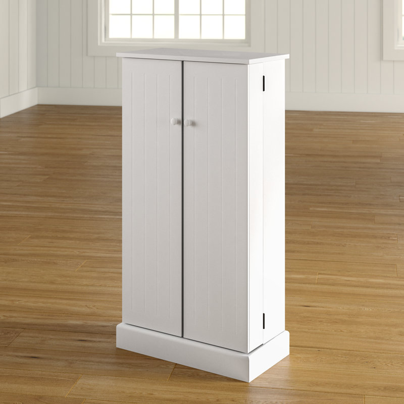 Teegarden 41.25'' Kitchen Pantry, White