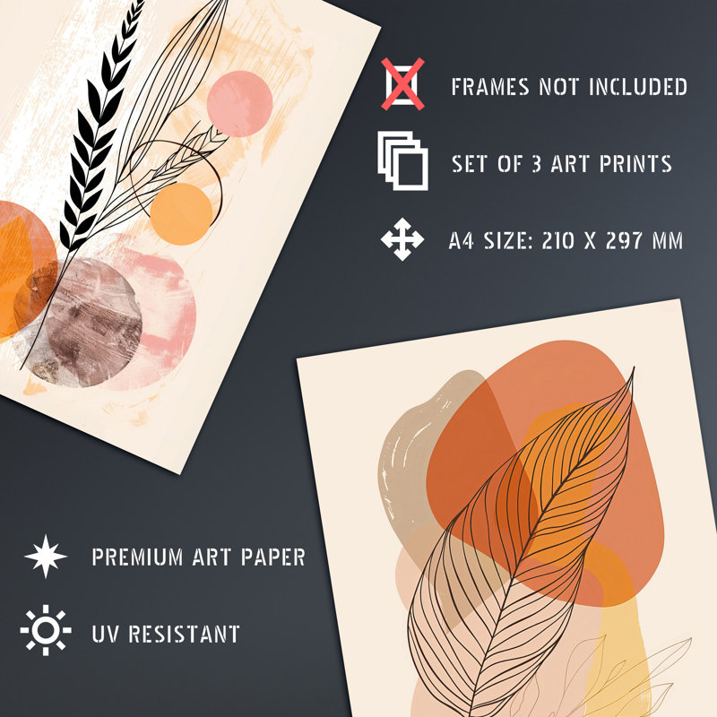 No Frame Print, 29.7cm H x 21cm W