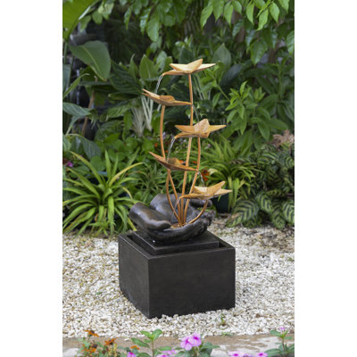 Fontaine à fleurs en résine/fibre de verre