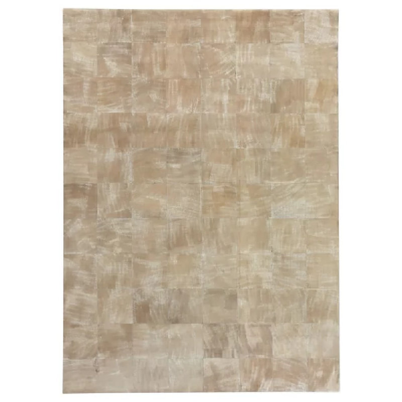 Capri Leather Geometric Area Rug, Rectangle 9'6" x 13'6"
