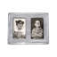Silver Metal Beveled Picture Frame