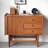 Rolling Shutter Single Door Accent Cabinet