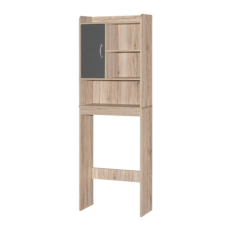 Armoire de rangement Caruso Ace, Naturel / gris foncé