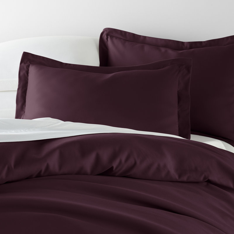 Pillow Shams 2-Pack Microfiber Ultra Soft Bedding, Purple, Standard