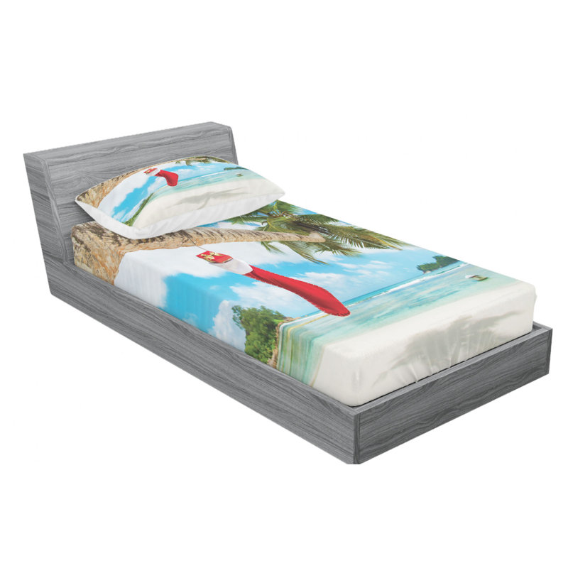 Microfiber Sheet Set, Twin Sheet Set with Fitted Sheet
