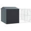 247cm Galvanised Steel Floor Bird Cage