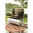 Cuisinart Chef's Style Tabletop Portable Propane Gas Grill with Dual Burners (20,000 BTUs Total), Twist-Start Ignition Stainless Steel BBQ Grill for Camping, Tailgates, BBQ