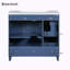 Meuble-lavabo 36 po avec lavabo-418576453