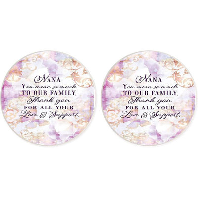 Ensemble de 2 sous-verres en céramique